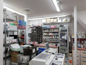 宮本薬局の調剤室